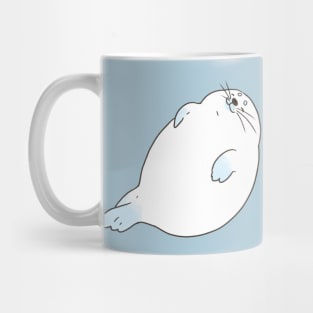 Adorable Seal Pup Sleeping Mug